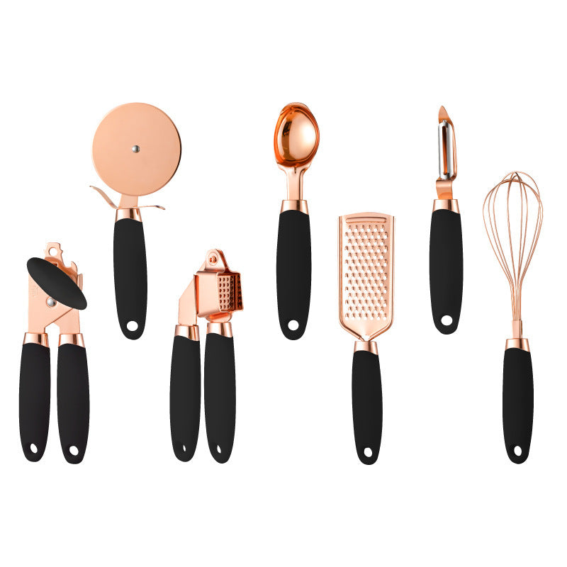 7PC Copper & Stainless Steel Kitchenware Set