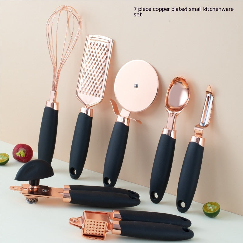 7PC Copper & Stainless Steel Kitchenware Set