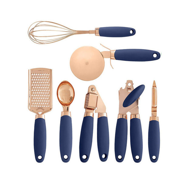 7PC Copper & Stainless Steel Kitchenware Set